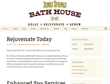 Tablet Screenshot of jemezspringsbathhouse.com